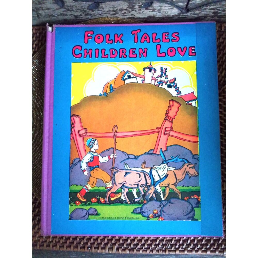 Folk Tales Children Love - 1st ed. large board book - by Piper Rare condndition